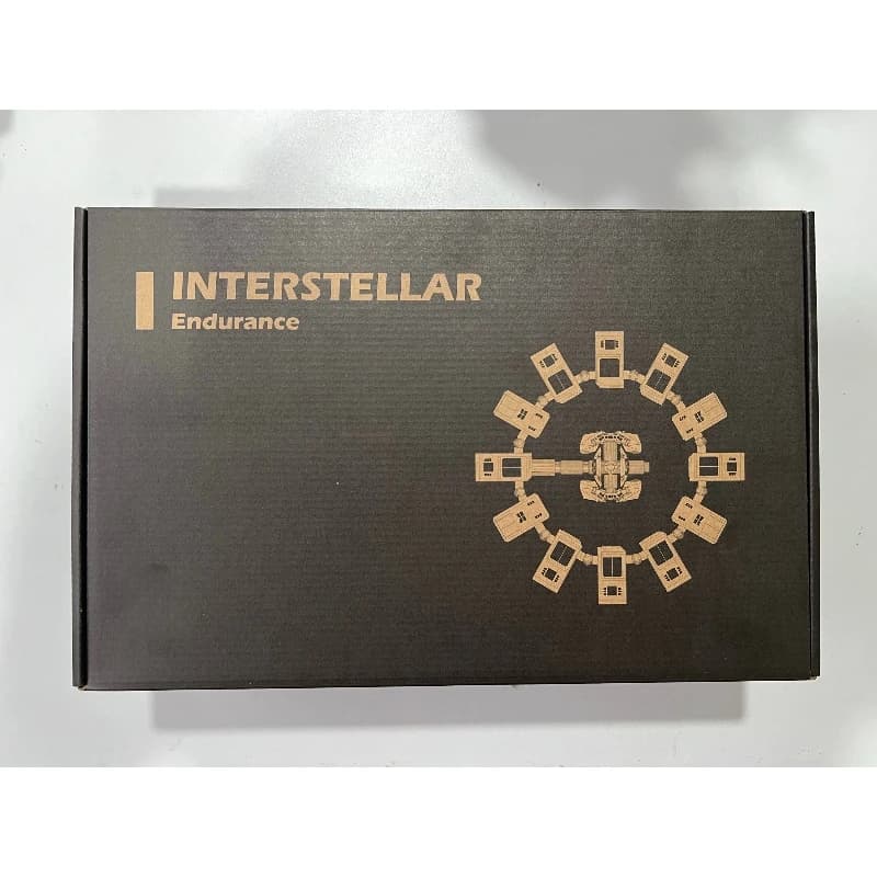 Jouet modèle rotatif de station spatiale d'endurance interstellaire – Cadeau pour les fans de films 