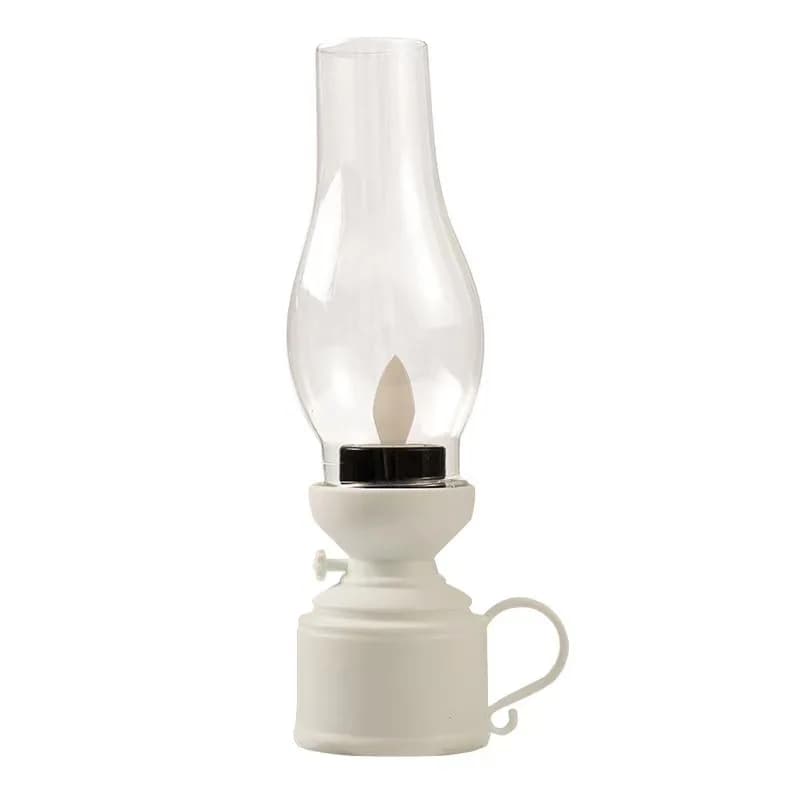 Lanterne à huile LED rétro vintage, fonctionnant sur piles, lumière décorative pour la maison, la ch
