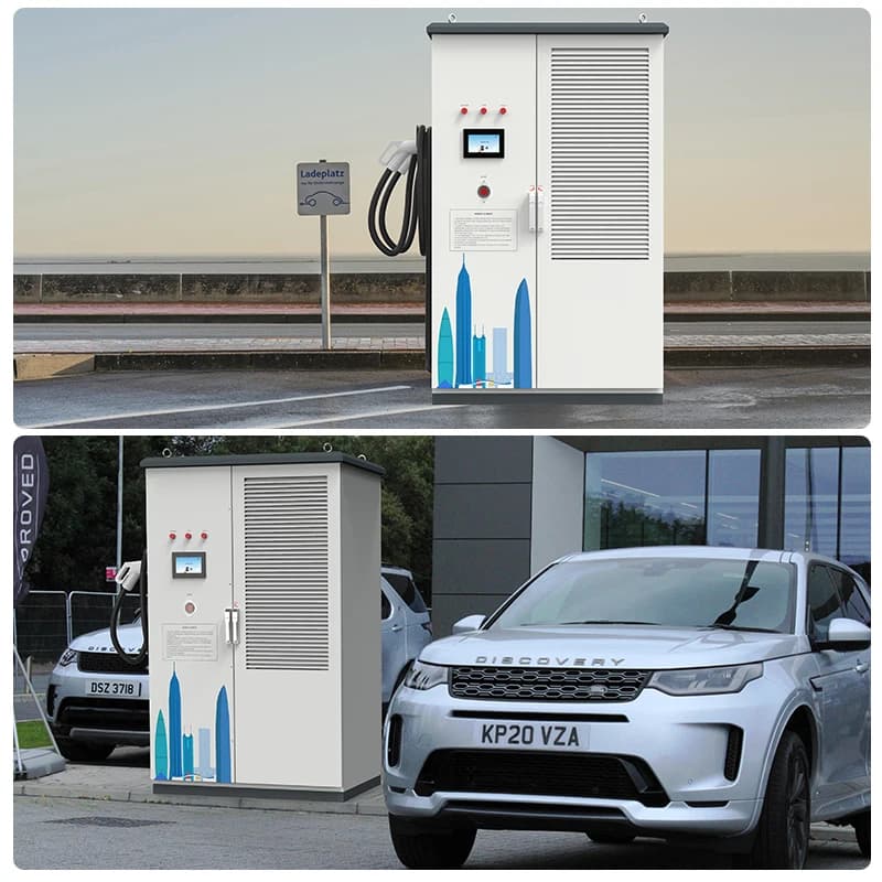 Station de recharge rapide pour véhicules électriques commerciaux 240 kW, pour véhicules électriques