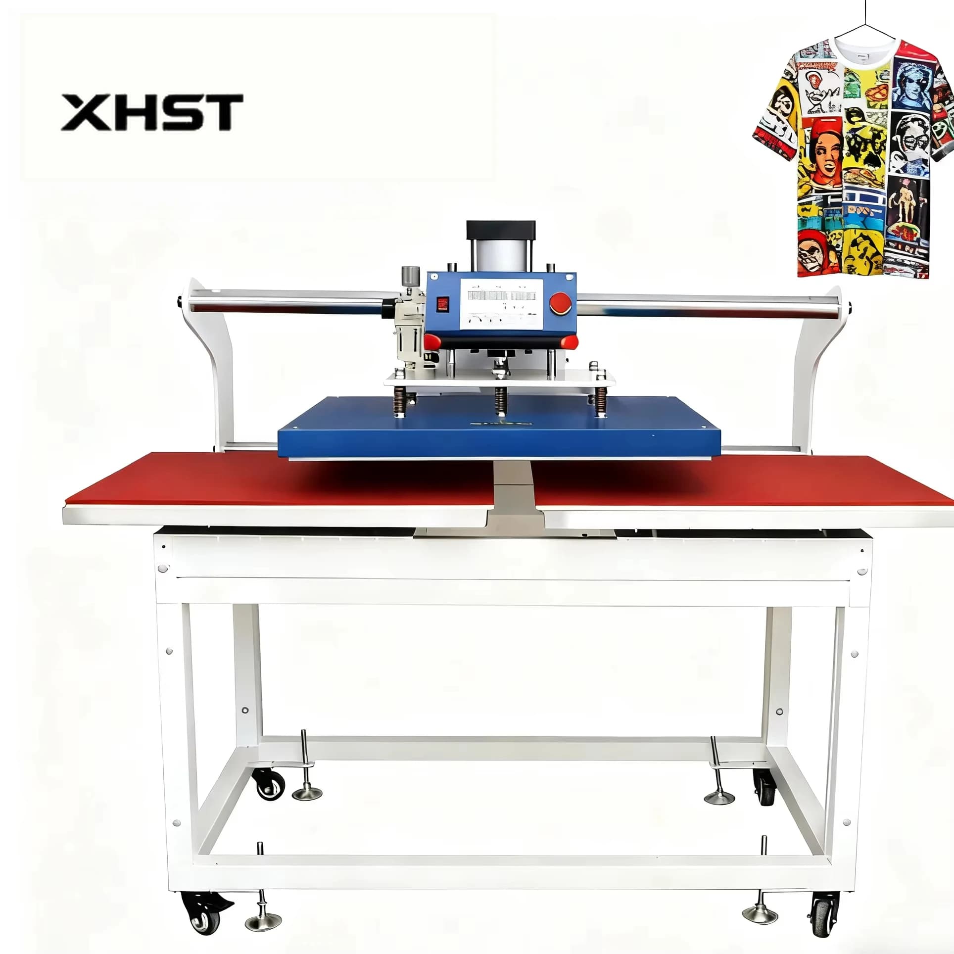 Presse à chaud pneumatique double station 40*60cm pour sublimation de t-shirts – Nouveauté !