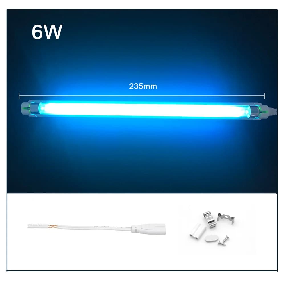 Lampe à Quartz UV stérilisateur lampe 220V 110V 6W 8W T5 Tube Ozone germicide lumière bactéricide la