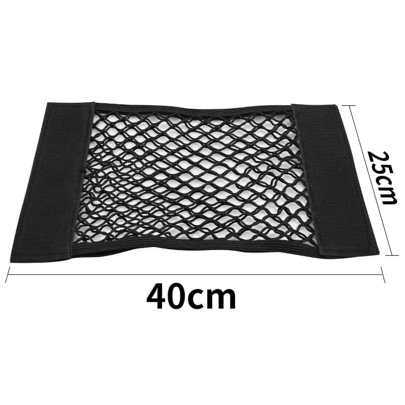 Filet de Rangement Universel pour Coffre de Voiture, Poche Arrière de Siège, Bande Magique existent,
