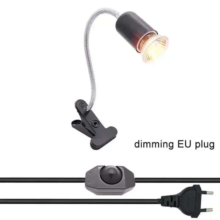 Ampoule halogène 50W incluse lampe chauffante pour reptiles lampes chauffantes réglables pour réserv