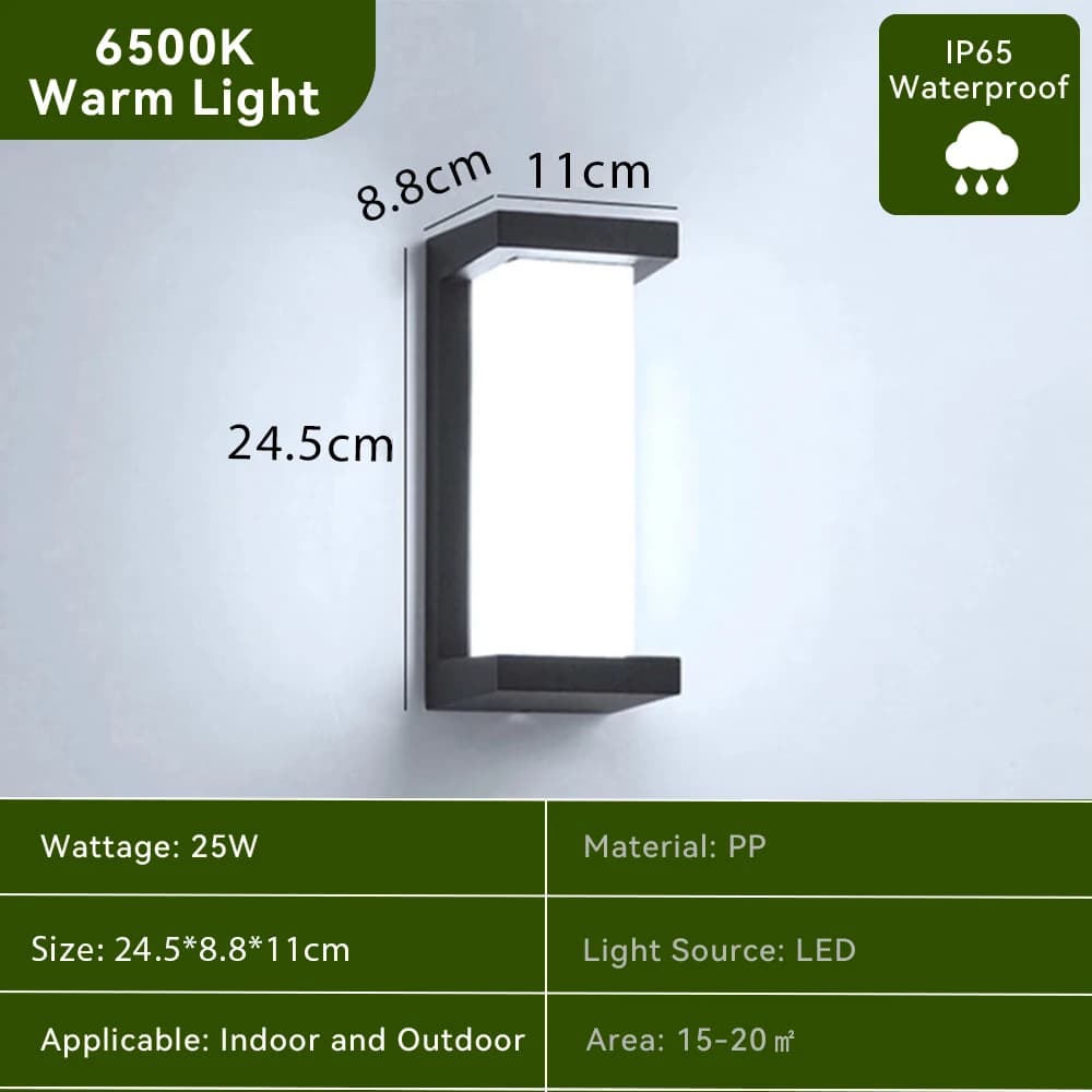 Mur LED étanche lumière 110V 220V pour voie extérieure escalier porche balcon jardin montage mural i