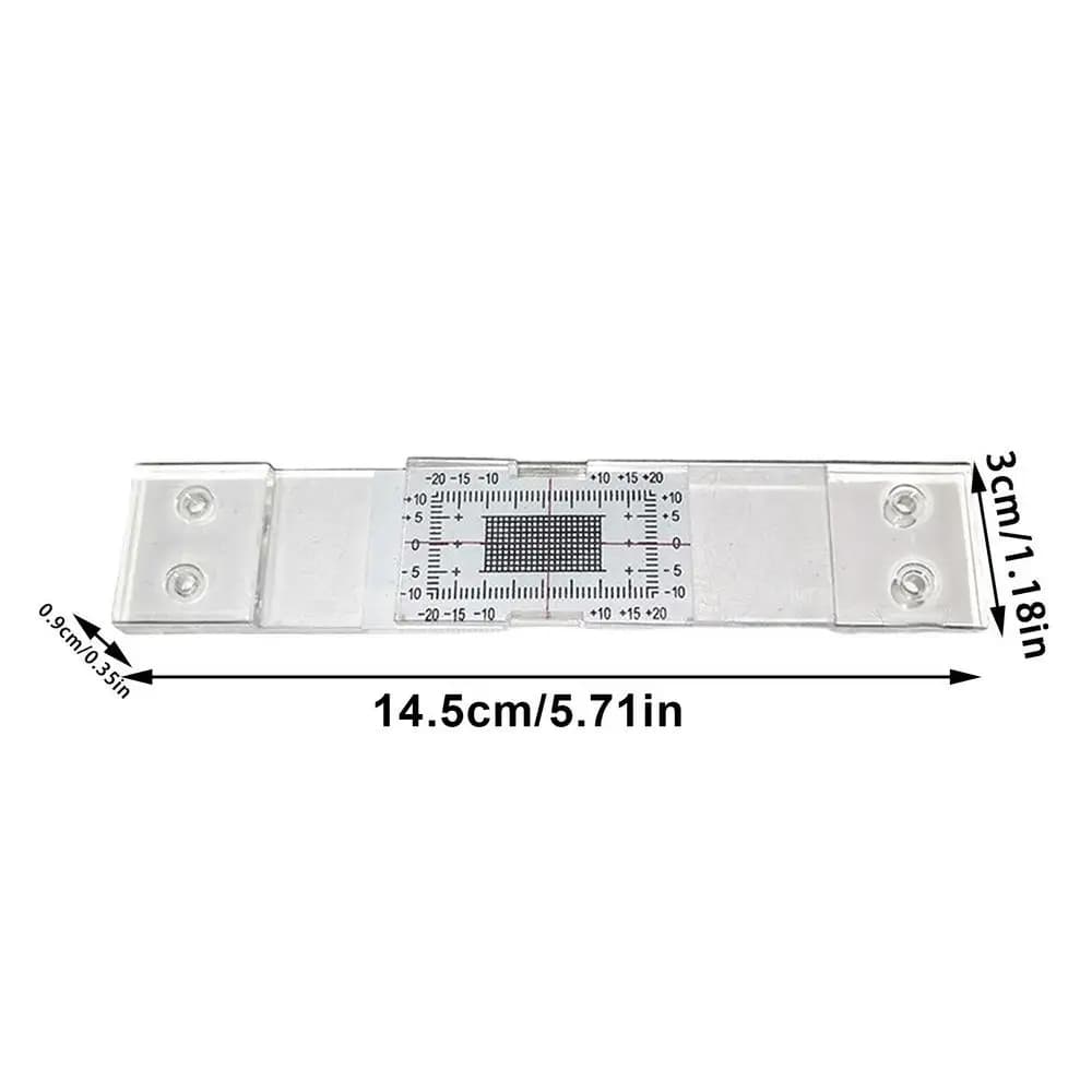 Jauge analogique de surveillance des fissures en acrylique transparent de précision pour la réaménag