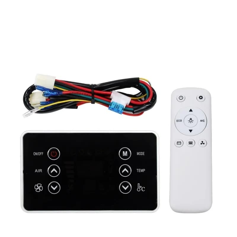 Panneau de commande de climatisation électrique de stationnement 12V pour panneaux de commande d'ond