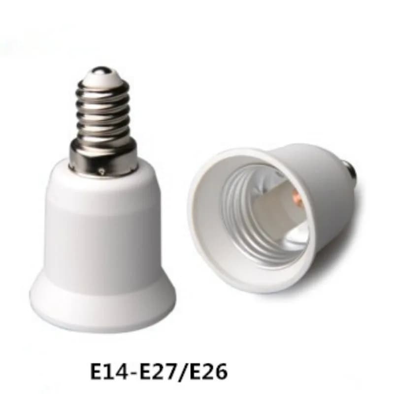 Adaptateur de convertisseur de douille de lampe E14 à E27 E26, support de douille d'ampoule LED, mat