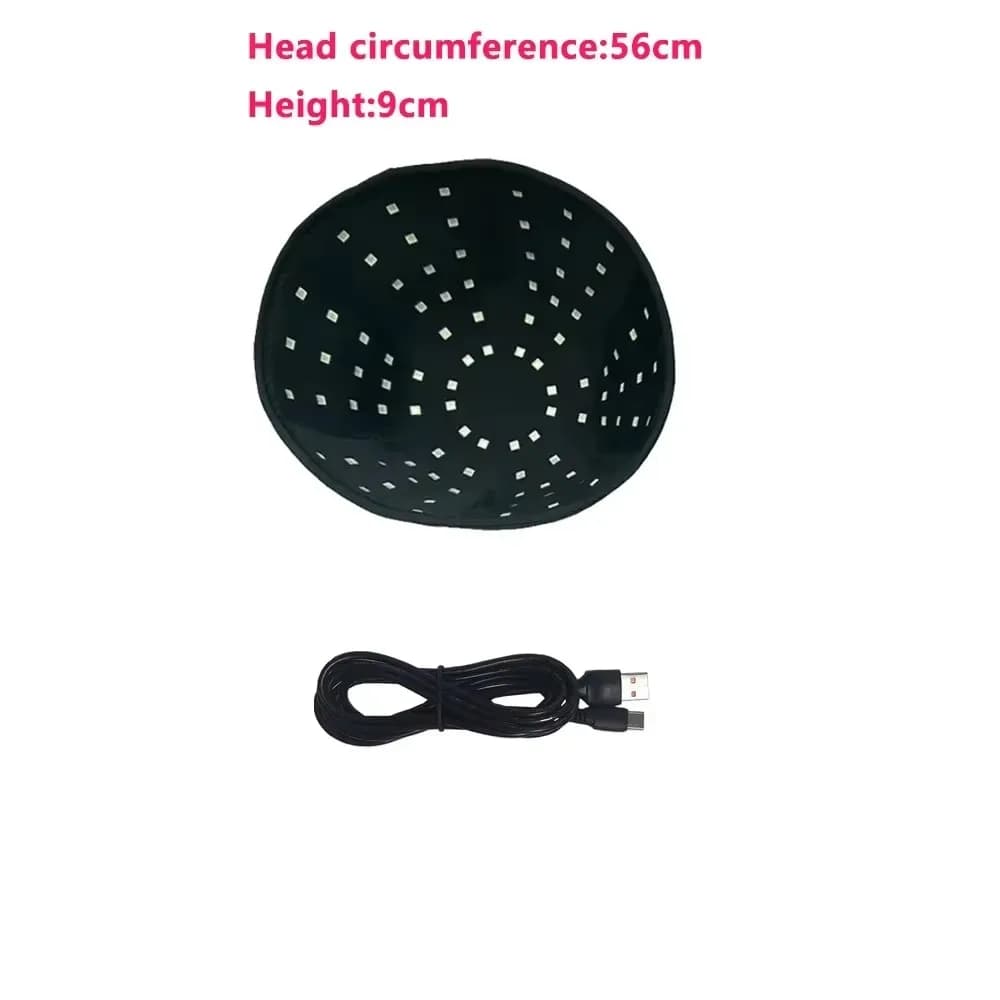 Chapeau de thérapie à la lumière rouge avec 96 perles de lampe, capuchon professionnel pour la crois