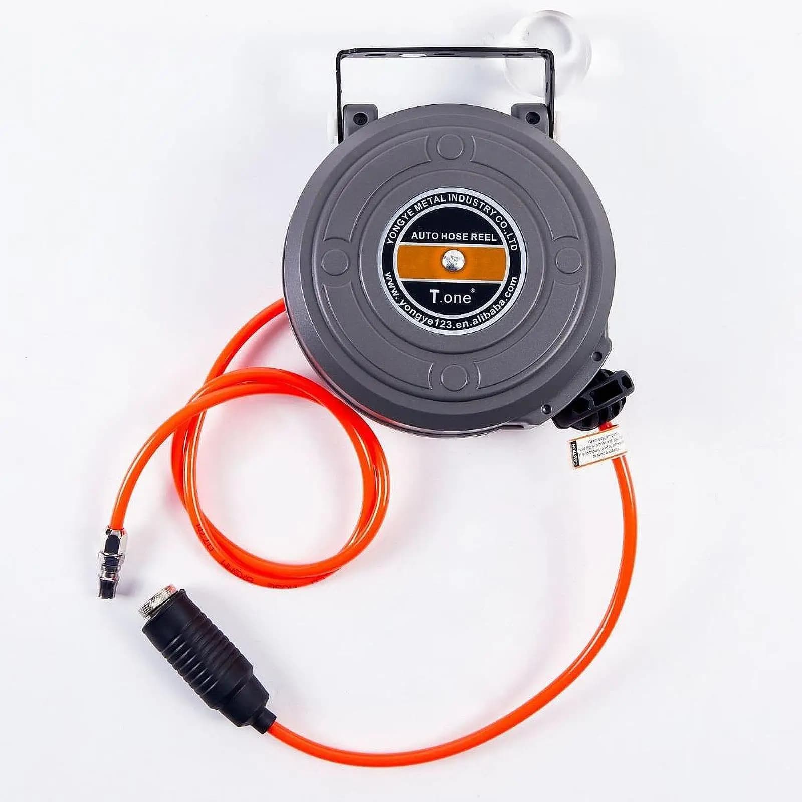 Accessoires de moulinet de tuyau d'air rétractable, rembobinage automatique, facile à installer, bob