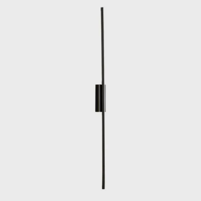 Lampe murale longue LED minimaliste moderne, entièrement en cuivre, lampe murale de fond pour salon,
