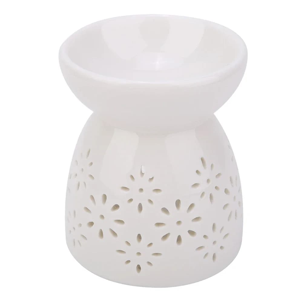 Lampe de parfum de nuit en céramique, four à huile, bougie, encens, poêle d'aromathérapie