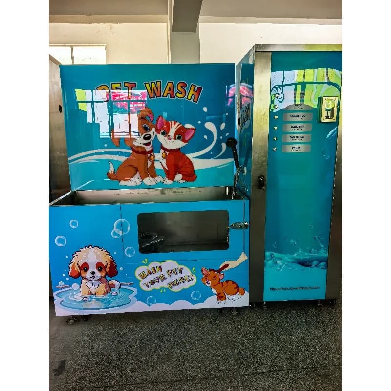 Machine de lavage automatique pour chiens, distributeur automatique, station portable robuste pour t