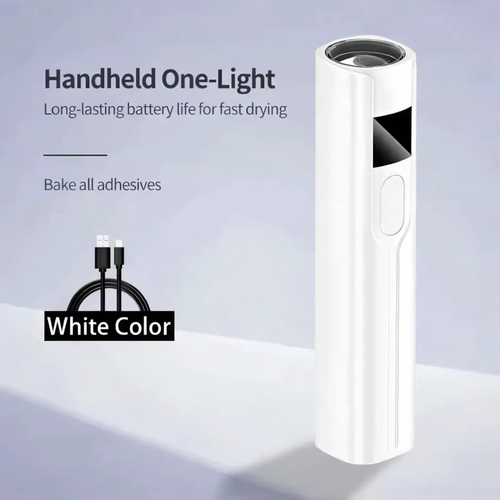 Lampe à ongles UV LED mini rechargeable avec écran intelligent, sécheuse à ongles portable à séchage