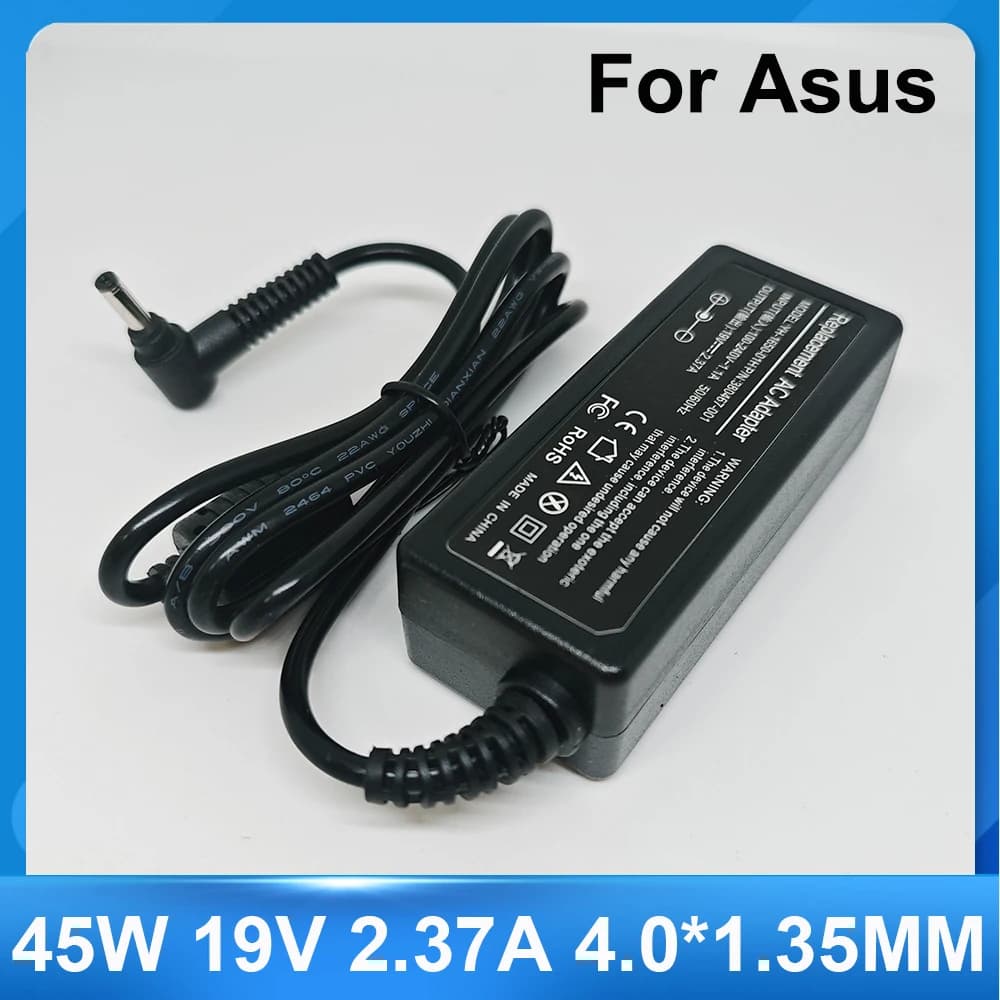 Adaptateur de chargeur pour ordinateur portable, 45W, 19V, 2,37 a, 4.0x1.35mm, pour Asus Zenbook UX3