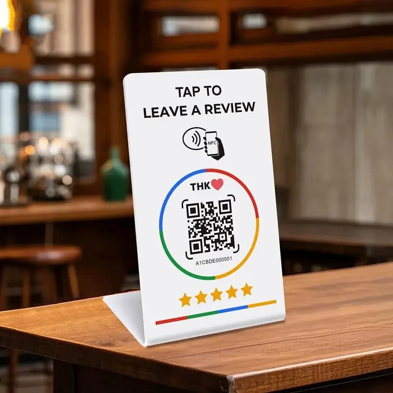 Nfc 215 code QR programmable carte d'examen Google table de station NFC NFC avis d'une carte de flex