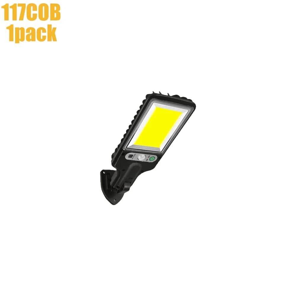 Le capteur de mouvement solaire allume les lumières de sécurité LED à énergie solaire avec 117 COB 3