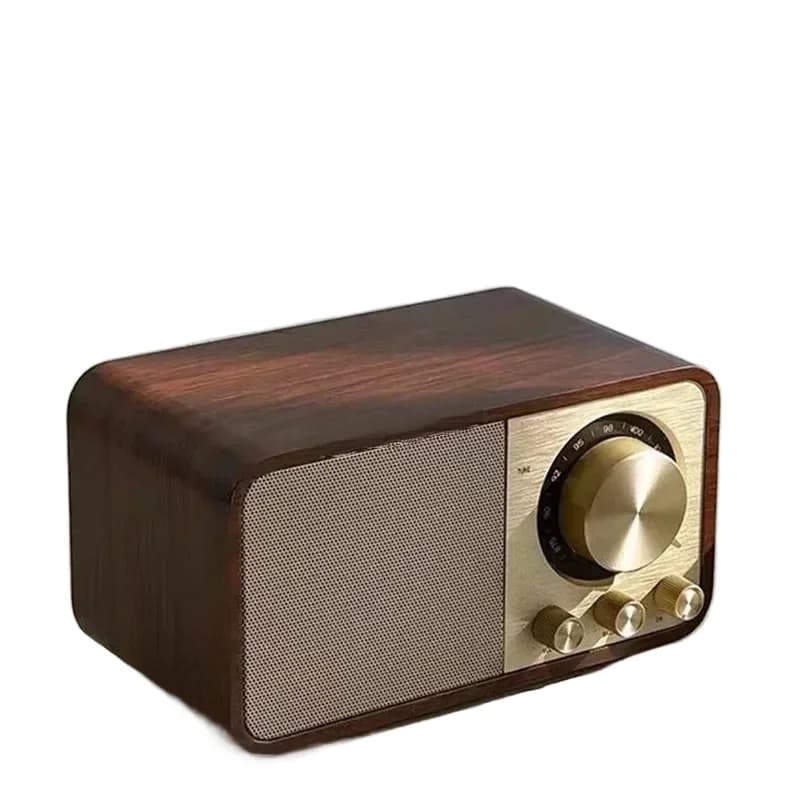 Haut-parleur Bluetooth nostalgique son Bluetooth haut-parleur classique rétro Radio rétro sans fil B
