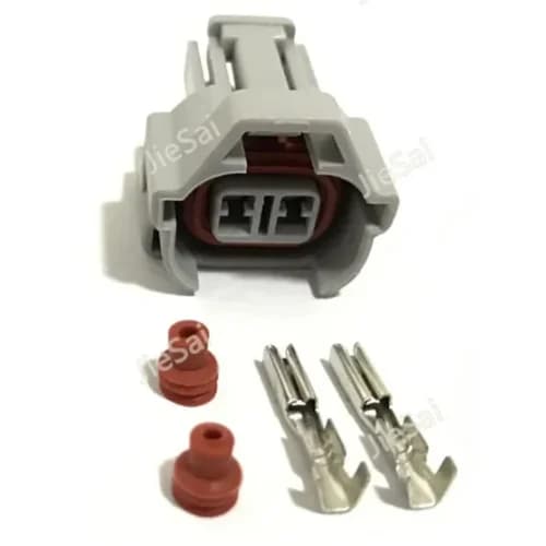 Nippon – connecteur d'injecteur de carburant Denso 6189 – 0060, étanche, 2 broches, mâle et femelle,