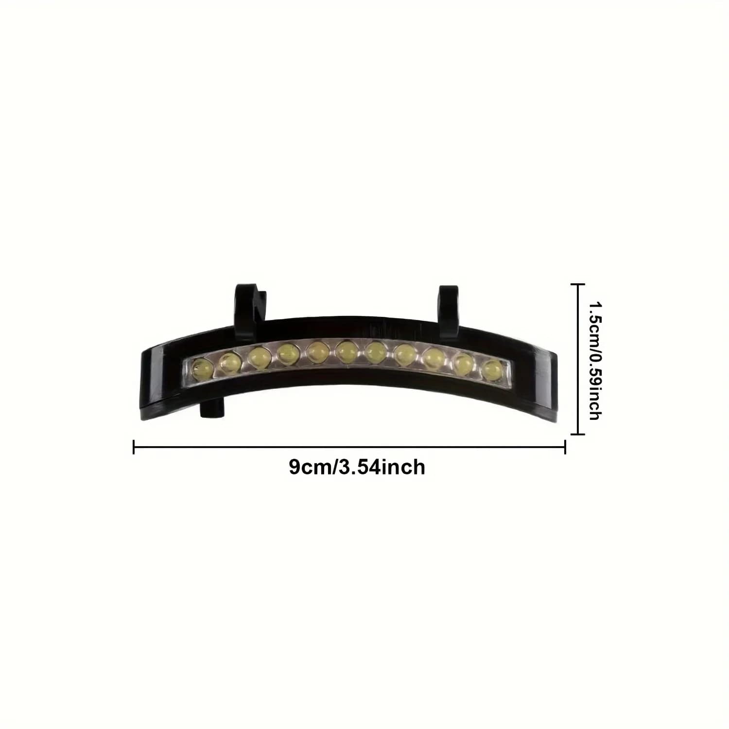Lampe frontale LED extérieure à clipser sur casquette, super lumineuse, pour la pêche, le camping et