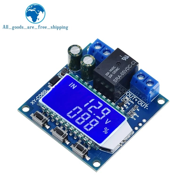 TZT CD60L contrôleur de chargeur de batterie solaire 12V 24V 48V Module de contrôle de décharge de c