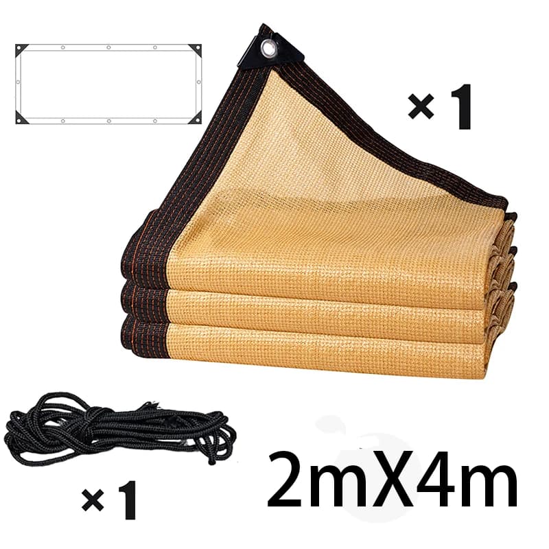 Voile d'ombrage extérieur, accessoires pour jardins, maille de voiture, décors de cour et de jardin,