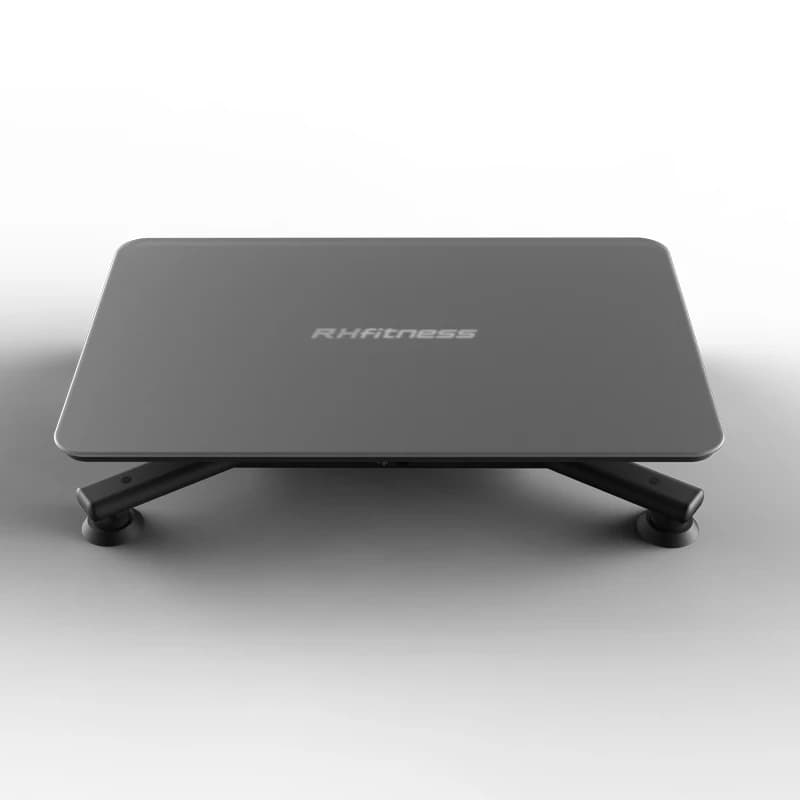 Plateforme vibrante électrique verticale portable en alliage d'aluminium pour massage et fitness à d