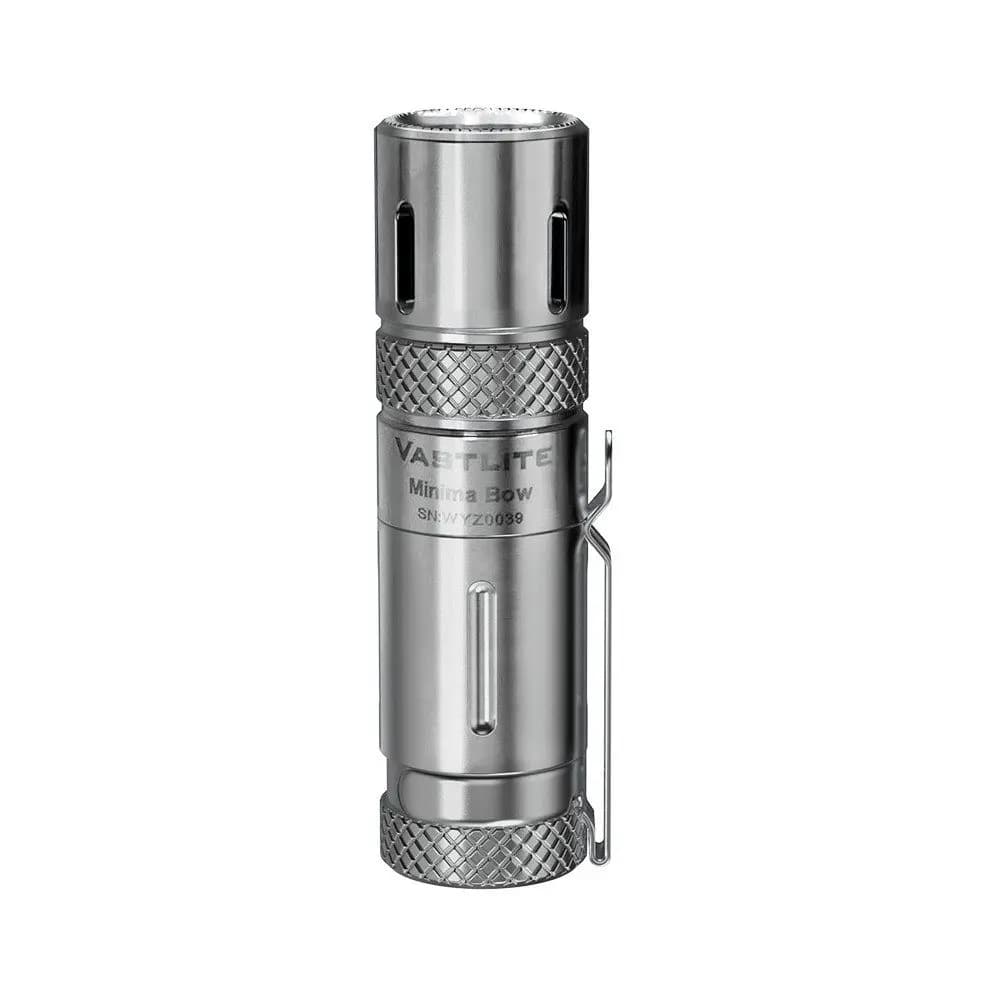 Vastlite Minima Bow titane LEP lampe de poche 280 Lumens EDC Mini lampes de poche avec pince en acie