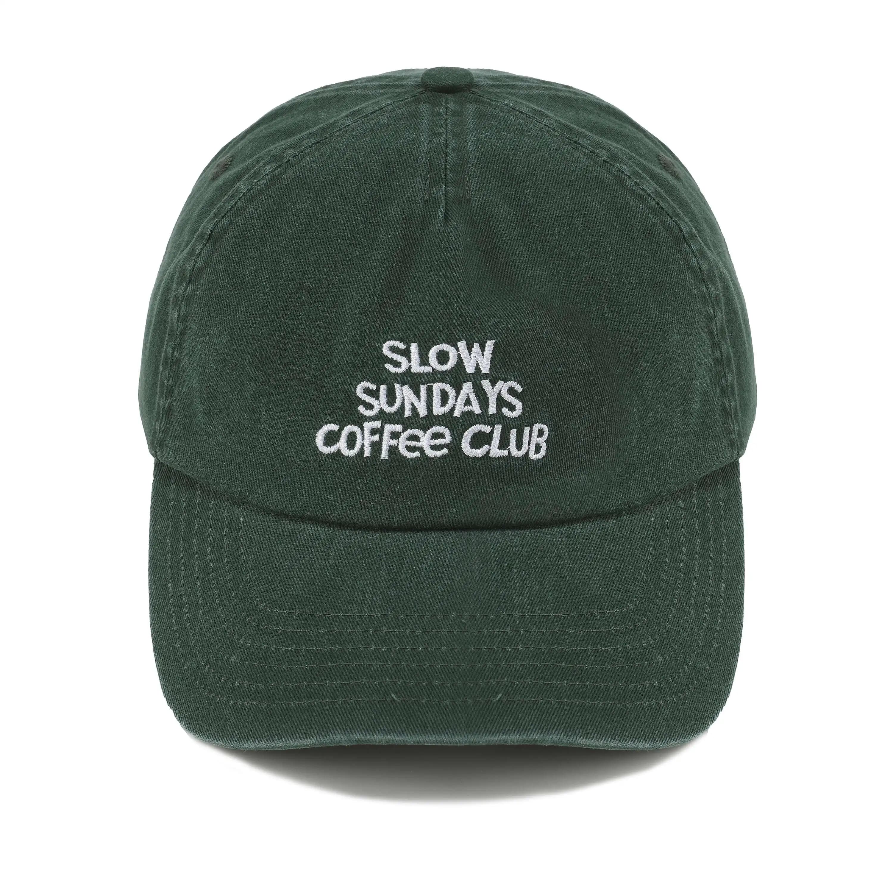 Casquettes de camp de Baseball Coffee Club de marque originale pour hommes et femmes 5 panneaux/6 pa