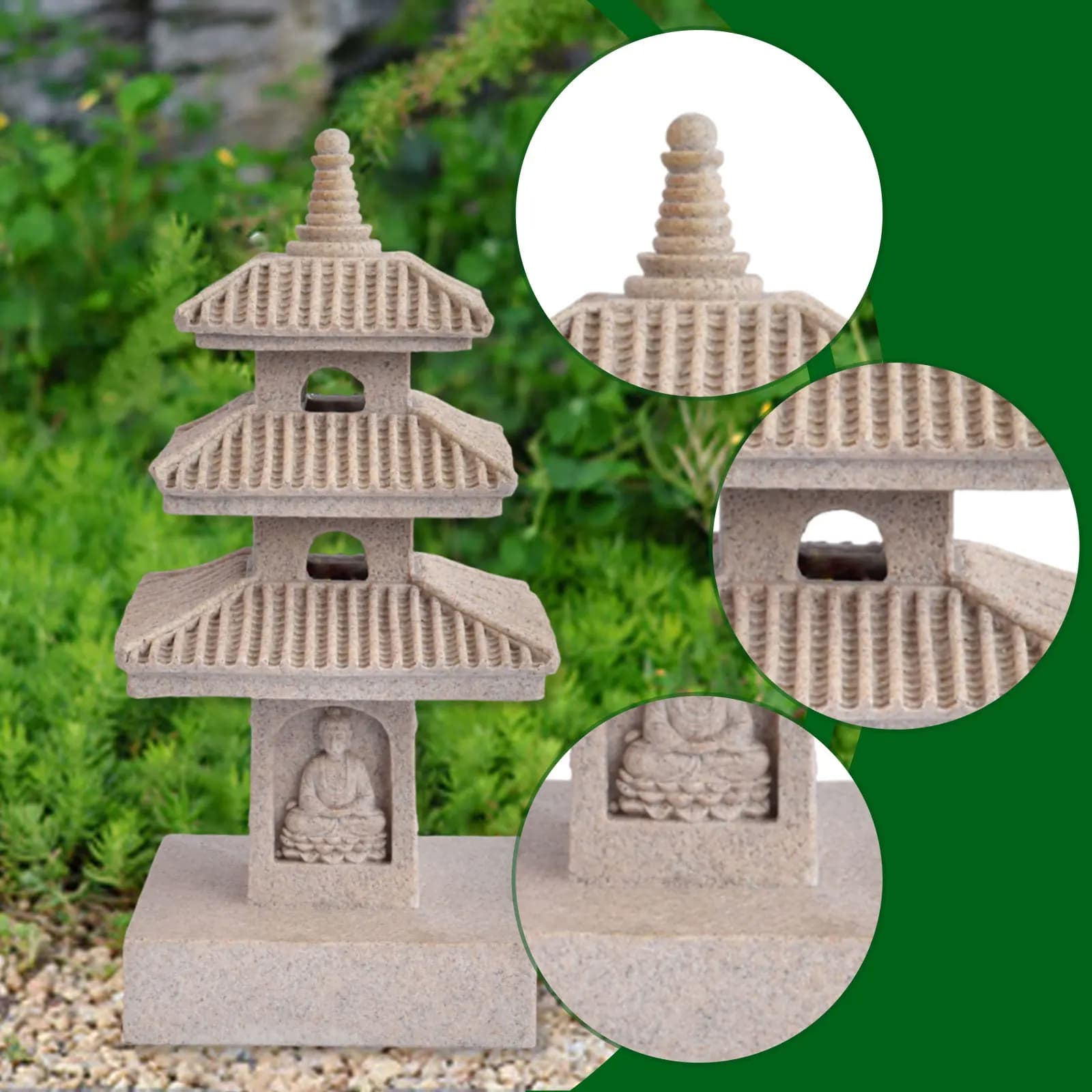 Lanterne solaire pagode
