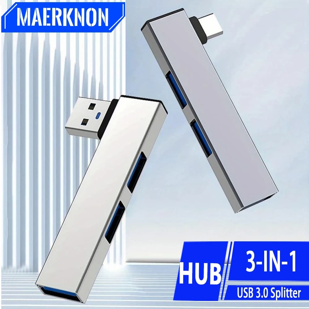 Station d'accueil 3 en 1 USB 3.0/Type C 3.0 à 3