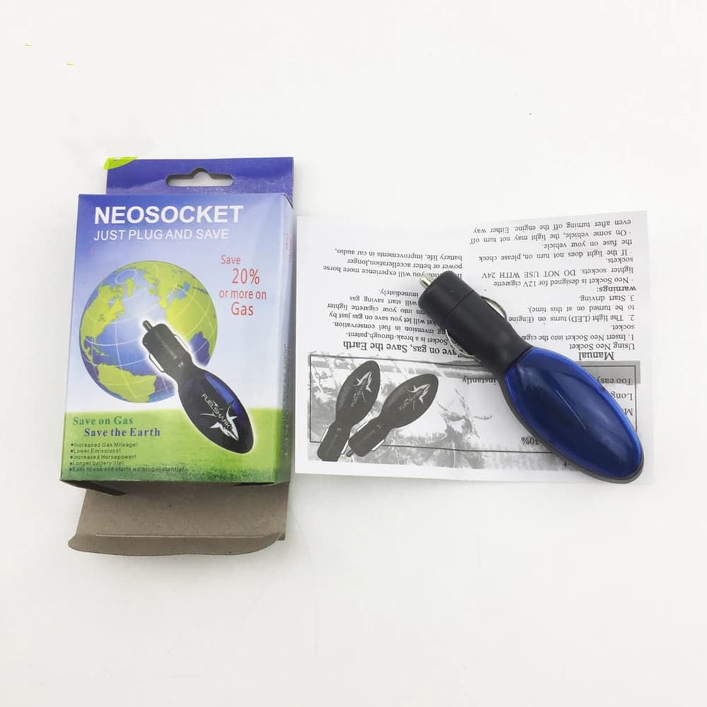 Économiseur de carburant pour voiture, économie de carburant, économie de gaz, caractéristiques d'économie de carburant, requin de carburant, trésor monté sur véhicule, vert, 12V, 20%