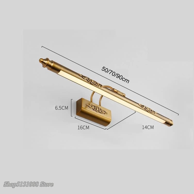 Étanche rétro salle de bain miroir lampe armoire vanité lumières mur LED lampe applique Luminaire moderne Luminaire maison Loft décor