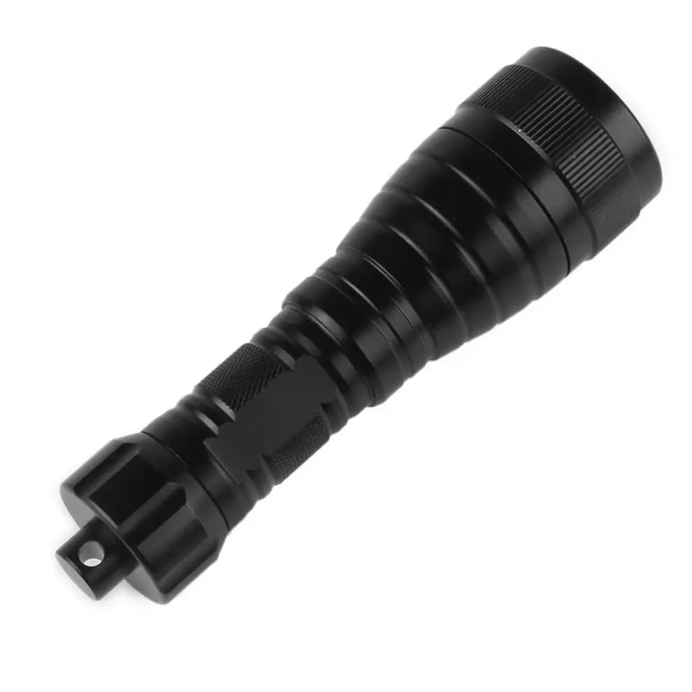 Lampe de poche haute puissance sous-marine étanche, torche de plongée portable, 150m, 1050 Lm