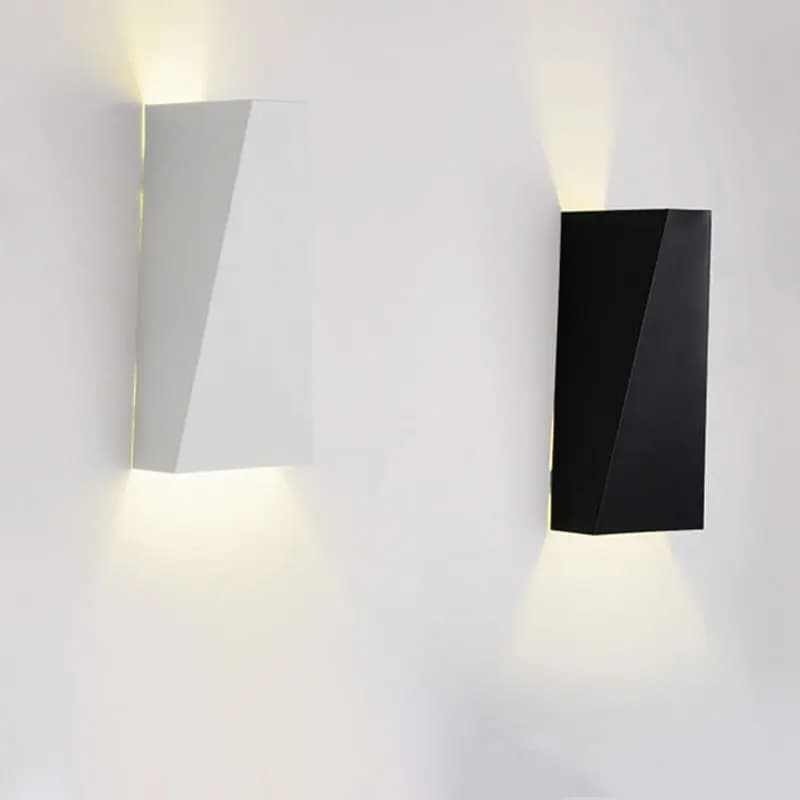 Applique Murale Moderne à LED, 10W, Géométrie de Tête de Touriste, pour Hall, Chambre à Coucher, Couloir, Toilettes, Lampe de Lecture de Salle de Bains