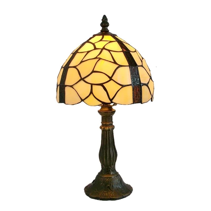 Lampe de bureau rétro pastorale de tournesols nordiques, verre Tiffany, éclairage de chambre à coucher, lampe de lecture de chevet, cadeaux de mariage, personnalité