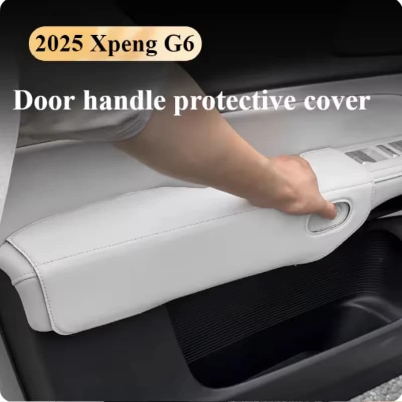 25 pour Xpeng G6 Plus couvercle de poignée de porte accessoires intérieurs anti-rayures Durable protecteur intérieur de voiture couleur originale mise à niveau 24