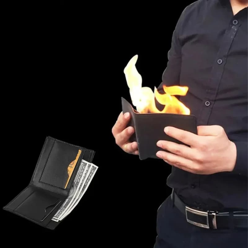 Portefeuille de feu flamme magique