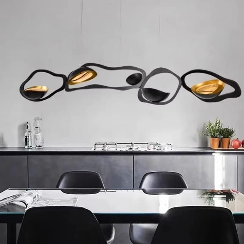 Lampes suspendues LED créatives pour tables de cuisine
