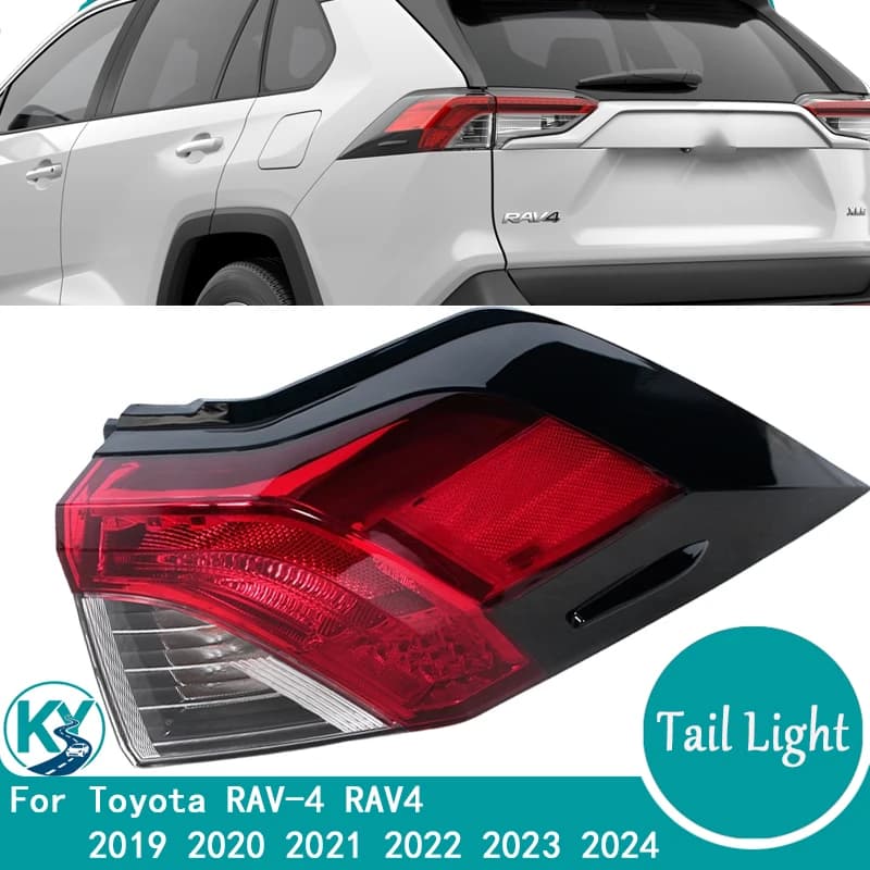 Version US pour Toyota RAV-4 RAV4 2019 2020 2021 2022 2023 2024 Feu arrière latéral de freinage Accessoires de voiture sans éclairage