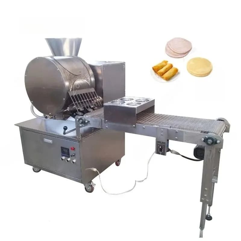 Machine automatique de crêpe de gâteau de crêpe de machine de rouleau de printemps d'industrie