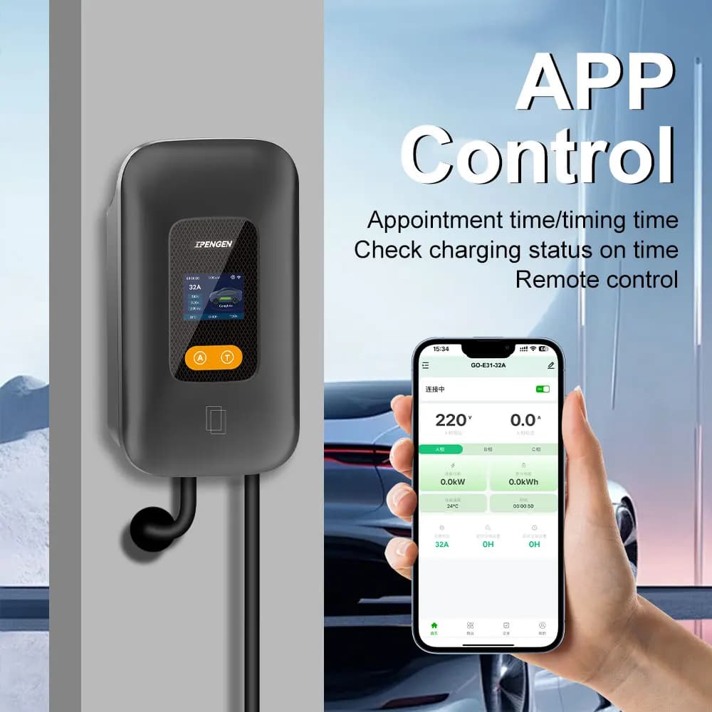 IPENGEN-Station de recharge EVSE pour véhicule électrique, 32A, 40A, 50A, 7,6 KW, 9,6 KW, 12KW