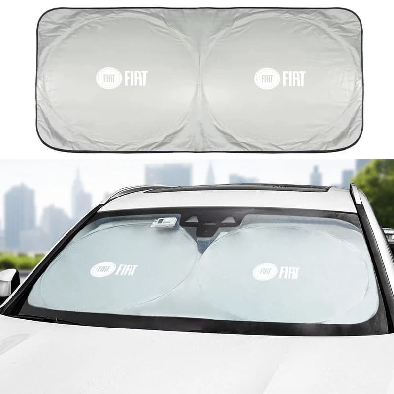 Pare-brise de voiture pare-soleil visière Protection UV bouclier pour FIAT 500 Abarth Punto Tipo Panda Ducato Stilo Fiorino Doblo Bravo