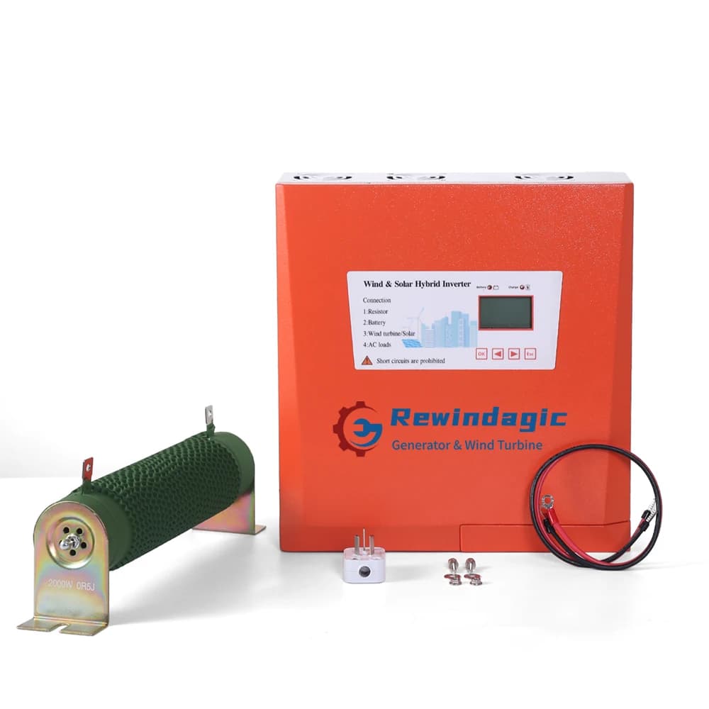 Onduleur de contrôleur éolien et solaire MPPT, dispositif intégré, transformateur 5kw 10kw, sortie 12V 24V 48V AC pour panneau solaire d'éolienne