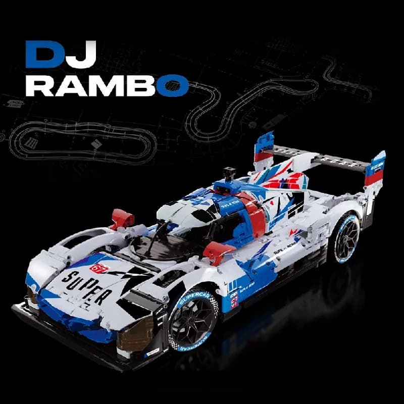 Technical 1:8 Le Mans Supercar Building Blocks Sport Racing Car Vehicle Assembly Brick Model Kit Toy Adults Kid Gift 3159PCS