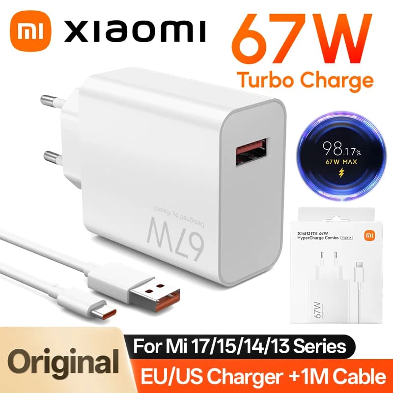 Chargeur Xiaomi 67W Type C Turbo original