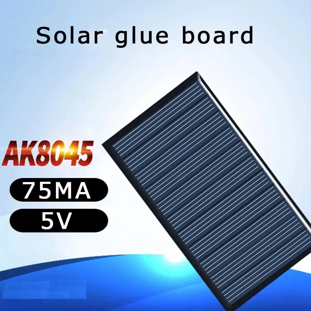 Panneau Solaire en Silicone Polycristallin de 80x45mm