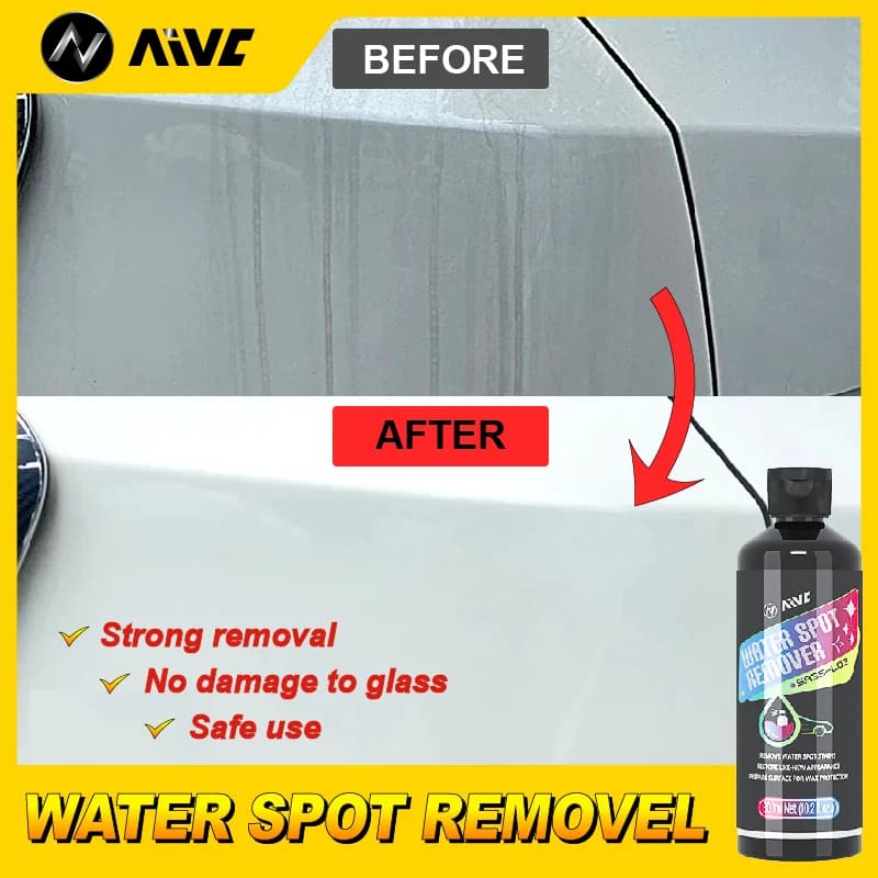 AIVC-Dissolvant de taches d'eau pour voiture, nettoyant injuste pour peinture, verre, miroir, SAF, rayures, enlever les détails automatiques, fournitures de lavage