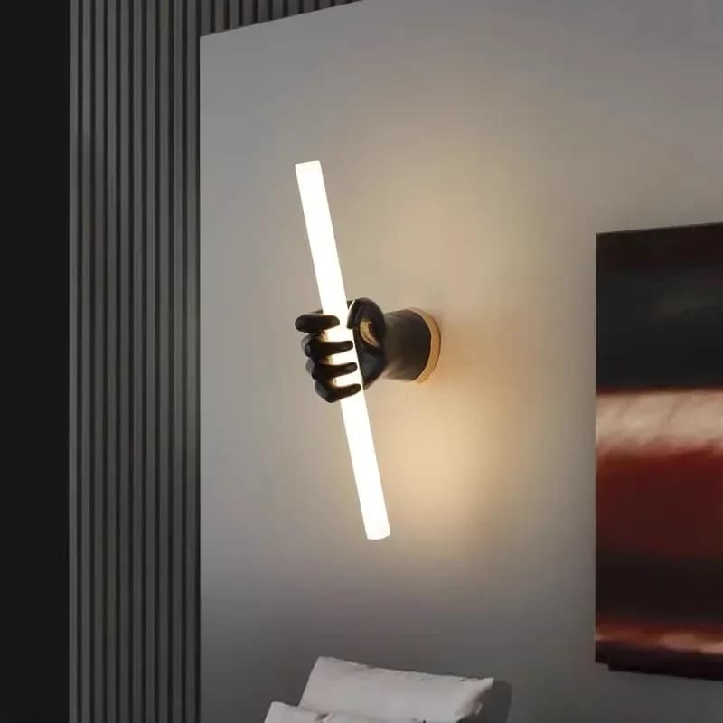 Lampe murale créative au design minimaliste, nouvelle lampe de chevet pour chambre à coucher, éclairage de couloir, lampe murale de luxe