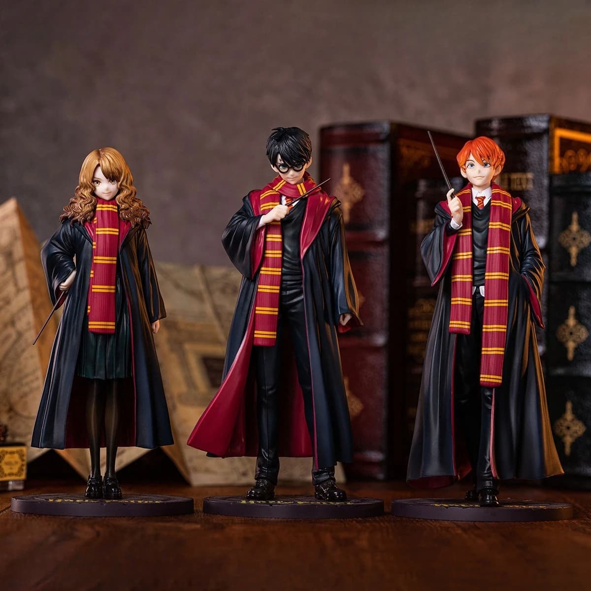 Figurines de collection GONG Harry Potter Magic Era Malfoy Snape Harry Potter Ron Weasley Hermione Granger, cadeau, décoration de bureau
