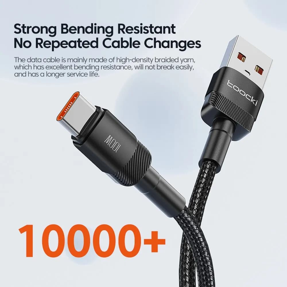 Toocki USB Type C câble charge rapide USB C chargeur cordon pour iPhone 15 14 13 12 11 Huawei P40 P30 Realme Oppo Oneplus batterie externe